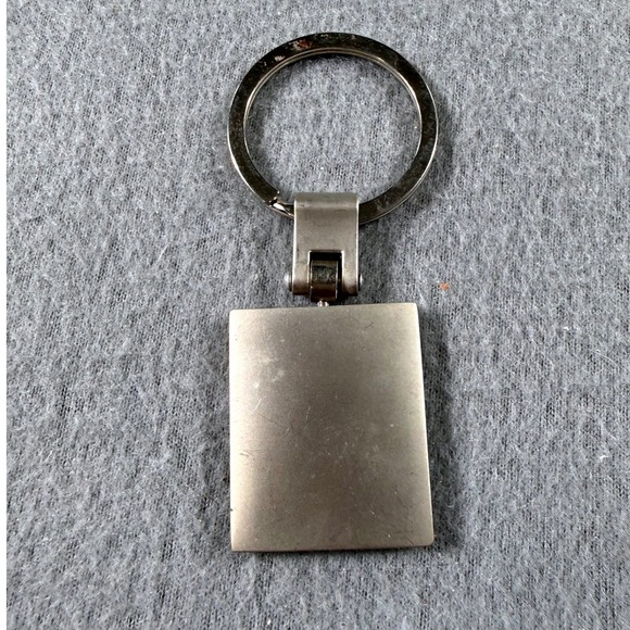 Chicago Skyline Rhinestone Keychain Silver Tone Souvenir Key Ring Heavy Trinket - Picture 2 of 4